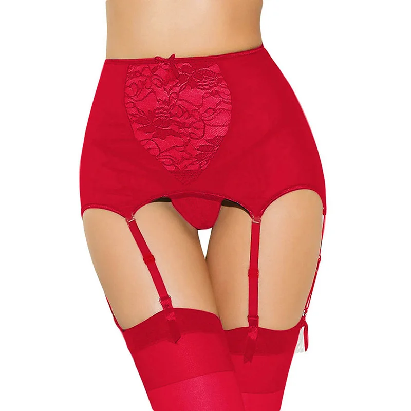 Okdeals 1Pcs Fashion Sexy Suspenders Unisex Women's Sheer Lace Camisas Thigh-Highs Garter Belt For The Stockings Brace For Men