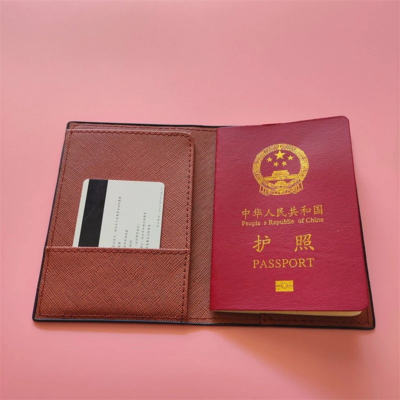 The King Lion Simba Passport Cover PU Leather Cards Case Travel Passport Holder Wallet Document Tickets Organizer Case Women Men