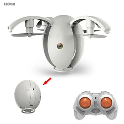 EBORUI K130 RC Drone Fold Transformable Egg Drone 2.4G Selfie droni RC Quadcopter w/ 0.3MP Wifi FPV Altitude Hold 3D Flips RTF