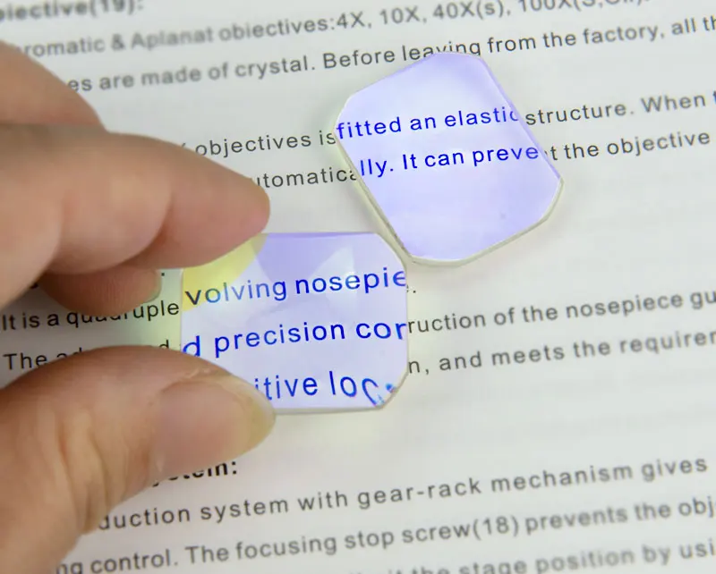 Defective Optical Glass Biconvex Lens Convex lens prism 5pcs