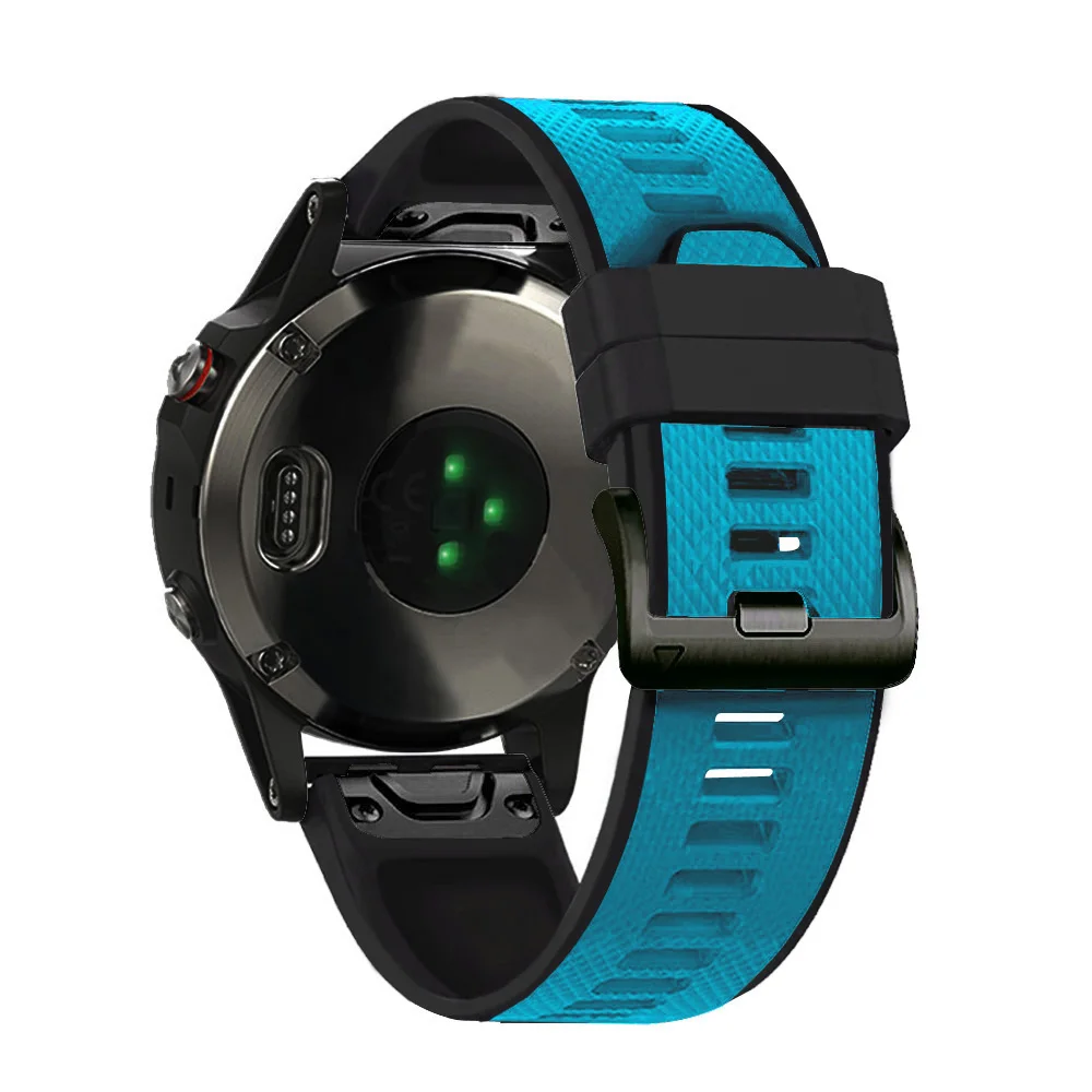 Correa de reloj de ajuste rápido de 26 y 22mm para Garmin Fenix 6X Pro 5X 3 HR Enduro, pulsera Easyfit de silicona para Garmin Fenix 6 6 Pro 5 5 Plus