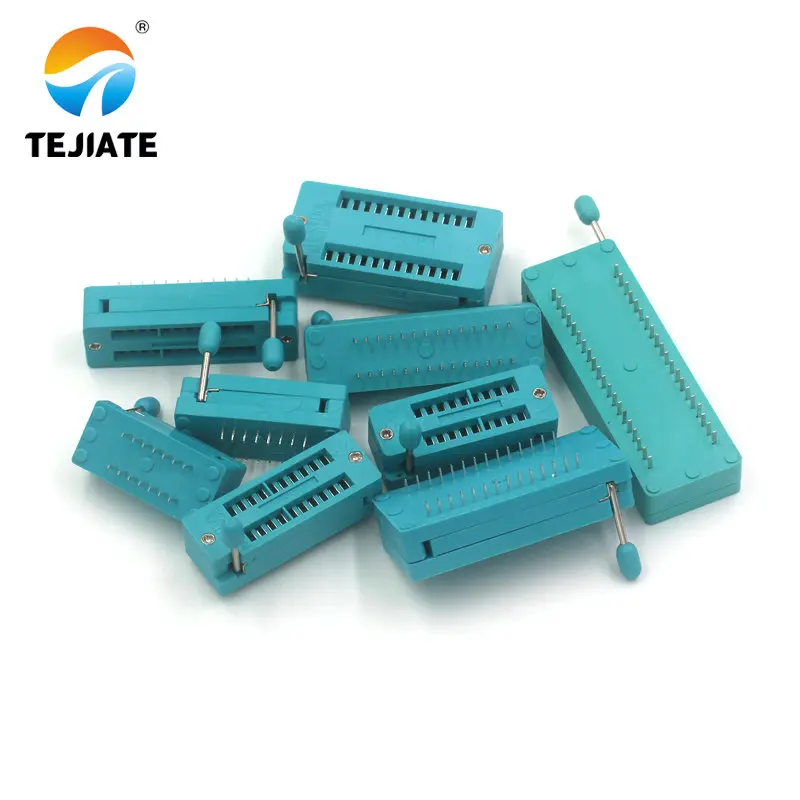 1 Pcs Ic Base di Bloccaggio Mobile Presa Singola Macchina Chip di 14/16/18/20/24/ 28/40P Prova Piedistallo
