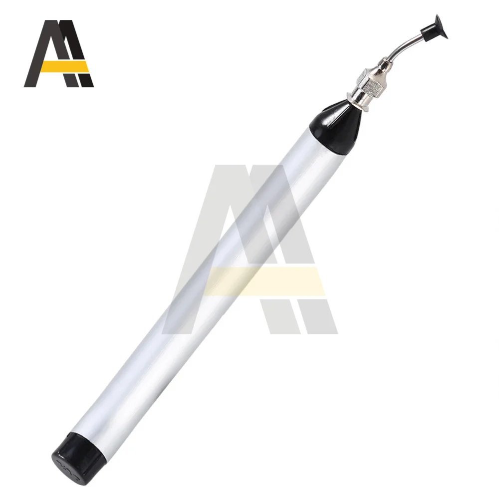 Aspirapolvere IC succhiare penna aspiratore ventosa pompa IC SMD pinzette Pick Up strumento di saldatura dissaldatura con 3 testate di aspirazione
