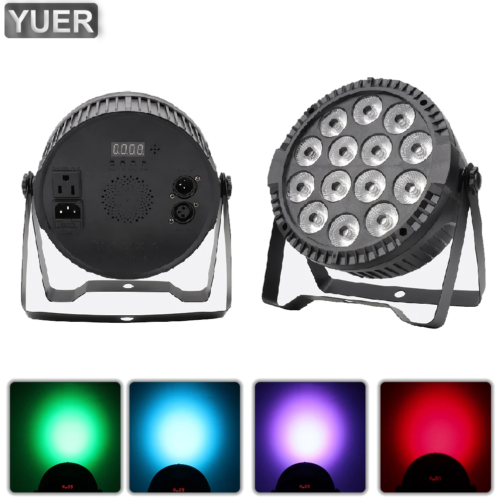 

14X6W RGBW 4IN1 Par Light Dyeing Strobe Effect Lighting DMX512 Music Control 4/8CH For DJ Disco Stage Wedding Dance Floor Party