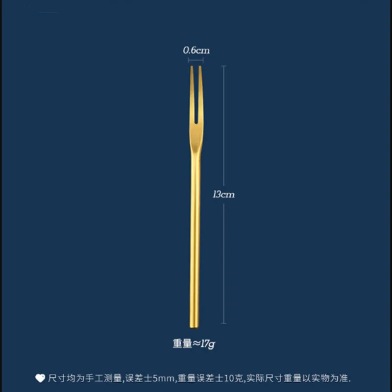 Japanese 304 fruit fork stainless steel fork creative cute salad dessert cake small fork household fruit sign