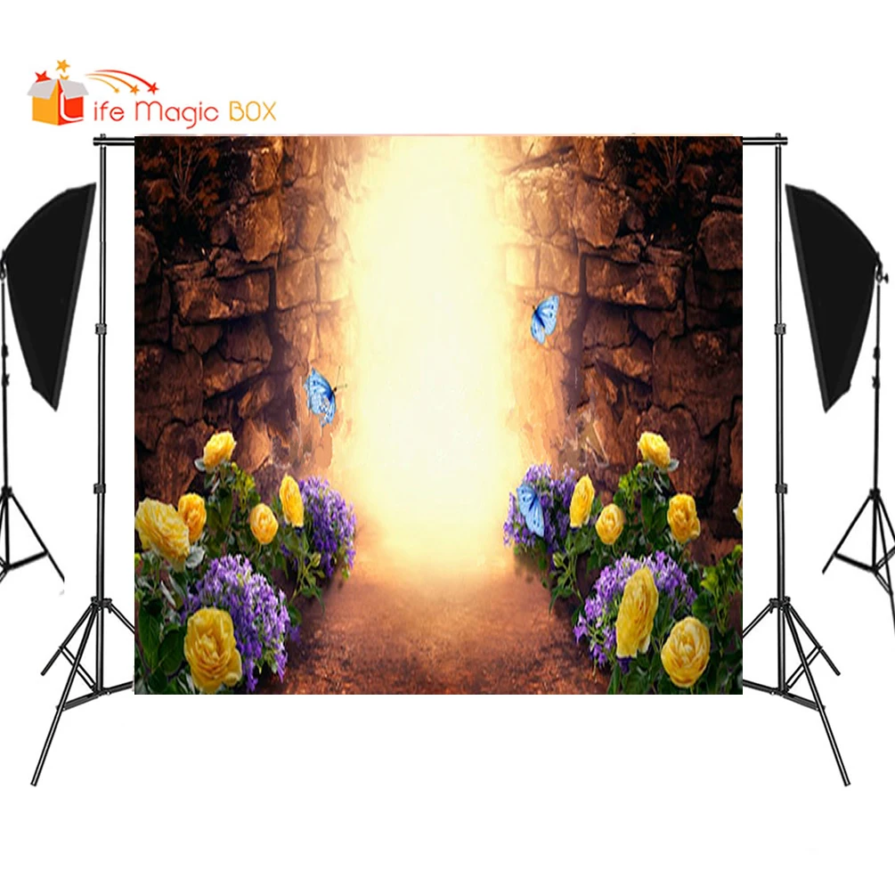 

Background Photography Stones Flowers Vintage Vinyl Birthday Wedding Backdrop Baby Shower Newborn Party Photo Props Photobooth