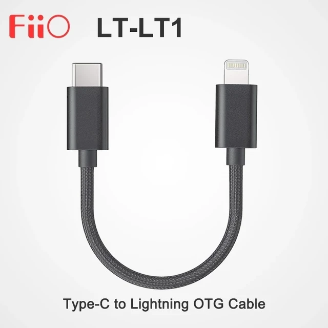 Fiio LT-LT1/ LT-LT2 / LT-LT3 Type-C to Lightning OTG Cable for iOS  