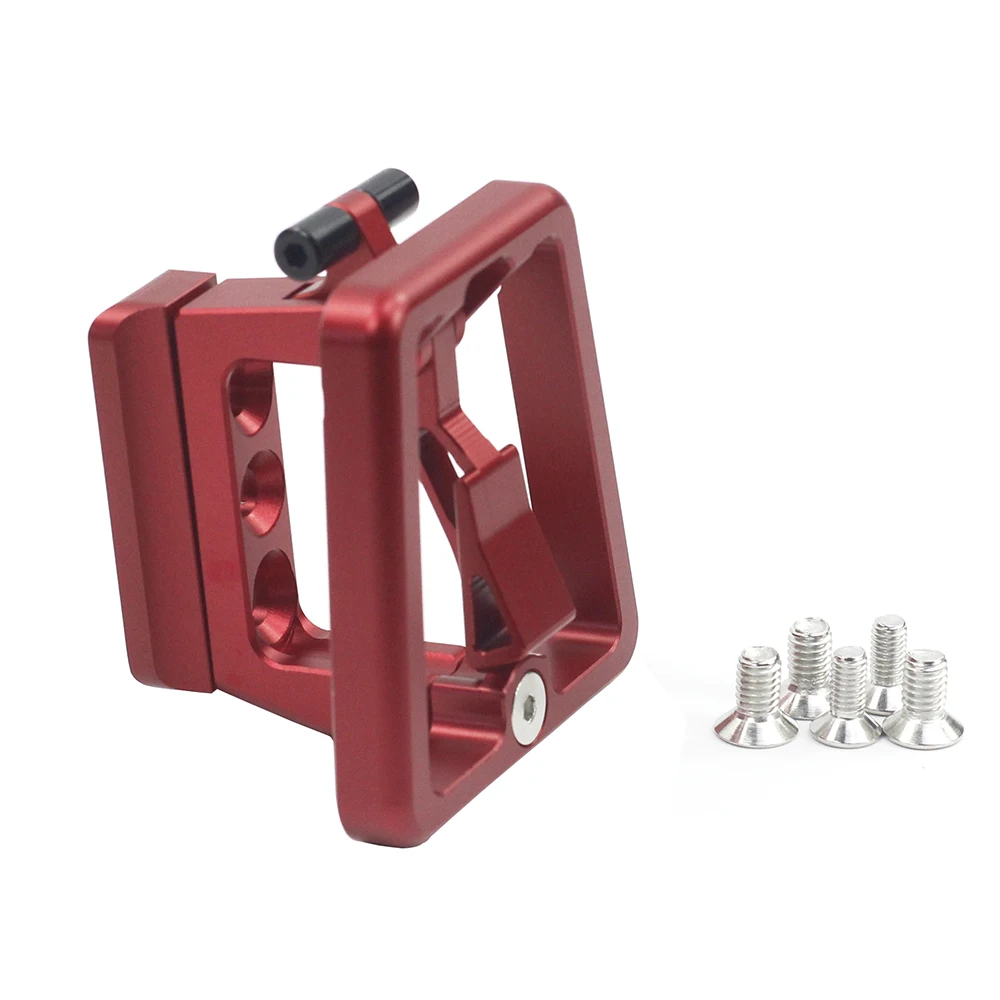 SILVEROCK Bike Front Carrier Block S Bag Hook Clip Bracket 2 Holes for Brompton 3Sixty Pikes Folding Bikes