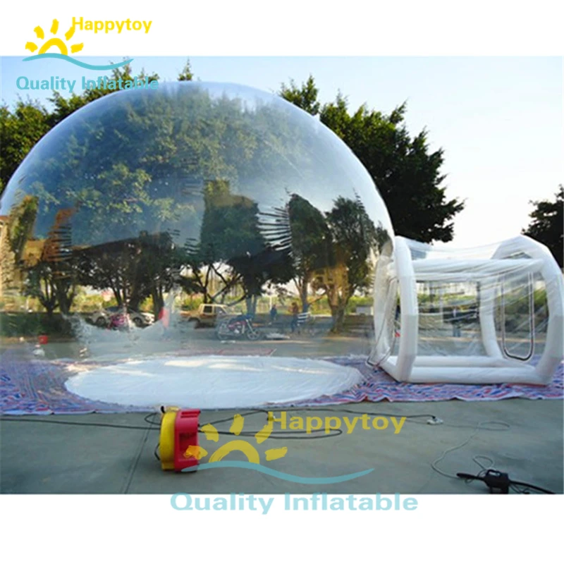 

Lodge Balloon Outdoor Air Log Cabin House Camping Transparent Igloo Dome Clear Bubble Inflatable Tent