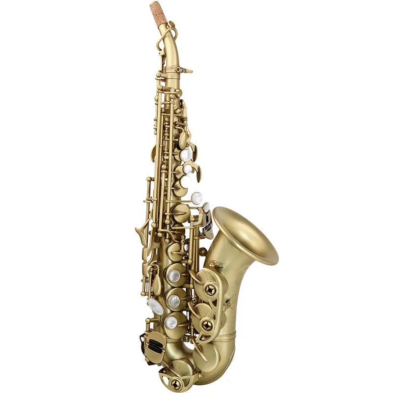 Il belin New B Flat Soprano Saxophone B-flat Soprano Brass Musical Professional Fast Shipping