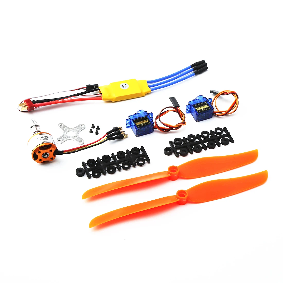 2212 KV1400 Motor 8060 Propeller 9G Stuurinrichting 30A Esc Kit Voor Xxd Rc Vliegtuig Racing Drone