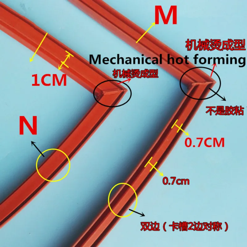 1pcs high temperature silicone seal oven door seal silicone rubber strips oven door seal oven parts