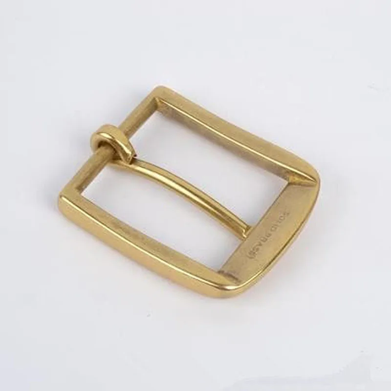 High quality Solid brass pin buckle Men\'s Belt Buckles DIY Leather Craft Supply for 3.8cm-3.9cm Wide Belt accessories 40mm