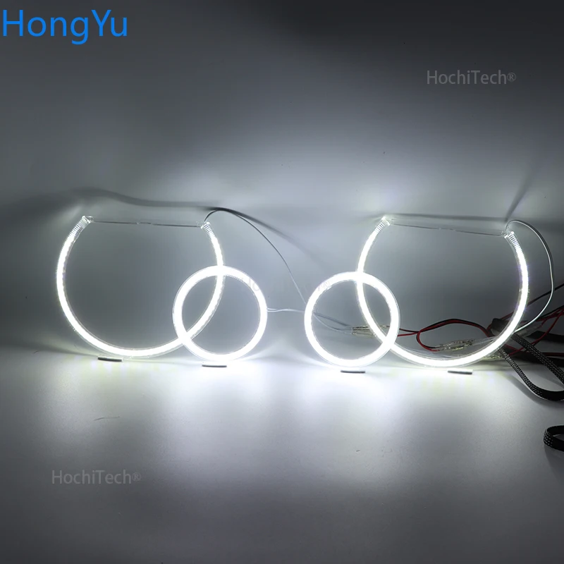لسيارة شيفروليه تشيفي كامارو 2010 - 2013 Smd Led مجموعة عيون الملاك إضاءة ممتازة فائقة السطوع DRL أضواء النهار الجري