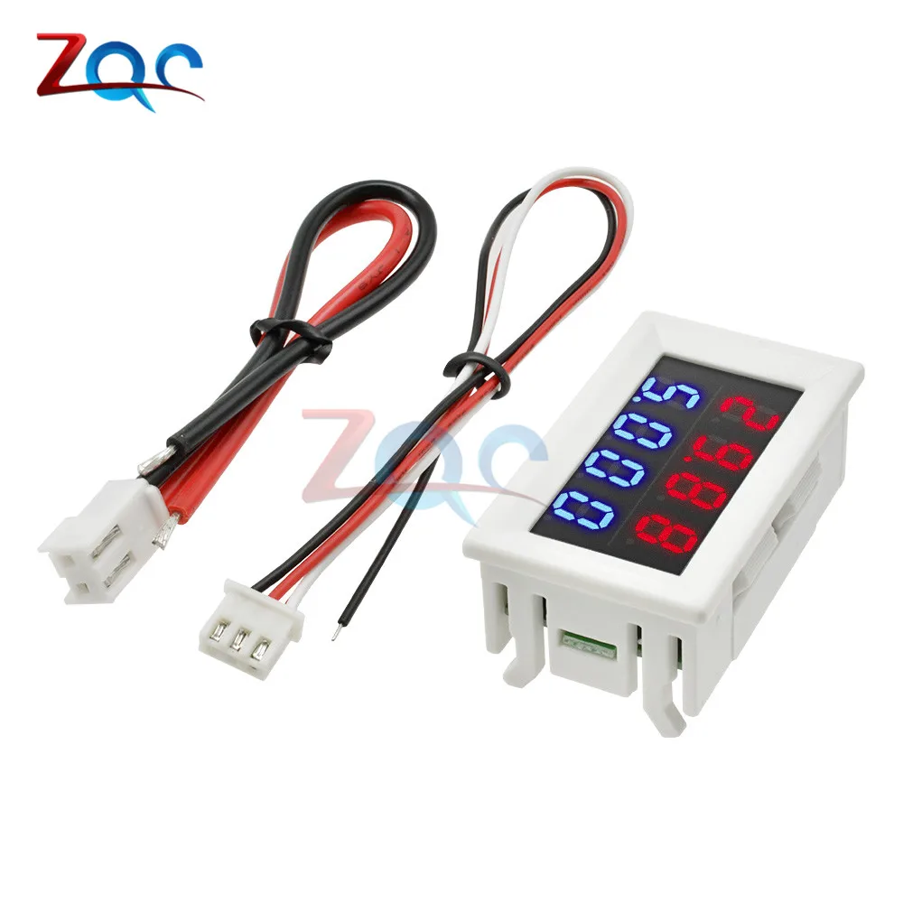 Mini DC 4 Bits Dual Digital Voltmeter Ammeter DC 200V 10A Voltage Current Volt Amp Monitor Meter Detector Power Supply Tester