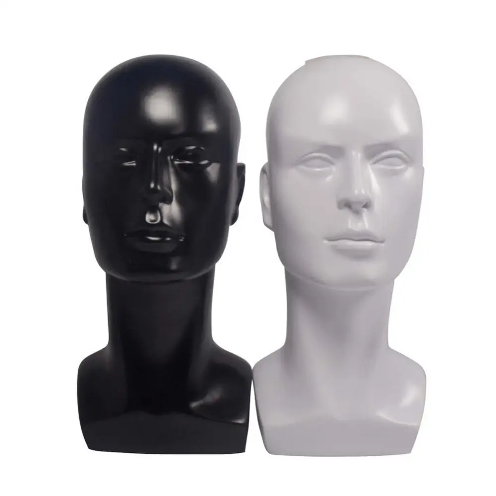 Hot Sales!! Multi-Use Plastic Man Mannequin Head Model Masked Glasses Hat Wig Display Props