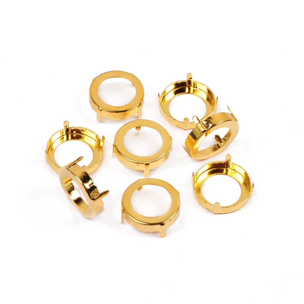 YANRUO 1201 Runde 27mm Genähte Steine Glaskristalle Große Strasssteine Rivoli Pointback DIY Diamantsteine für Schmuck und Kleidung – Detail 32