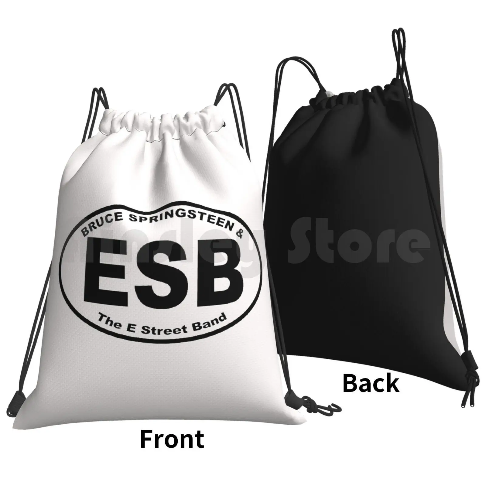 Top Seller Backpack Drawstring Bag Riding Climbing Gym Bag E Street Band Maskes E Street Band E Street Band E Street Band