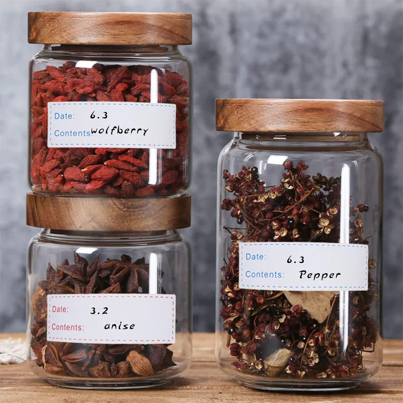 Explosieve Home Kitchen Voedsel Markering Datum Roll Wordt Label