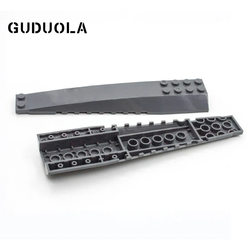 Guduola Wedge 4x16 Triple Curved (45301/89680)MOC Brick Building Block DIY Educational Toys Parts 5pcs/LOT