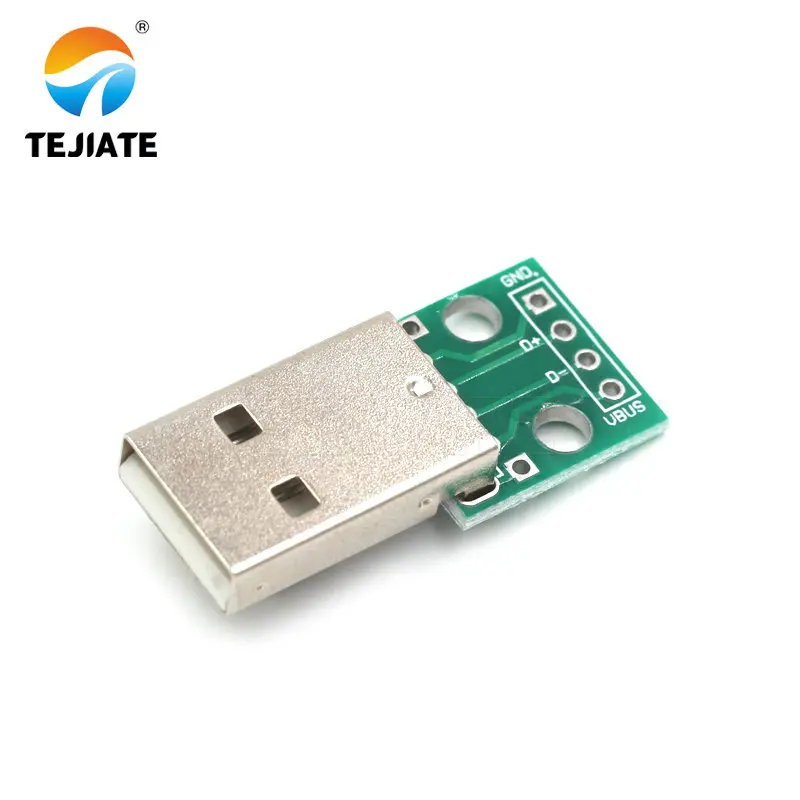 1PCS MK5P TYPE-C MINI-5P USB2.0/3.0 To DIP Adapter Board Micro USB Power Data-cable Welded-module