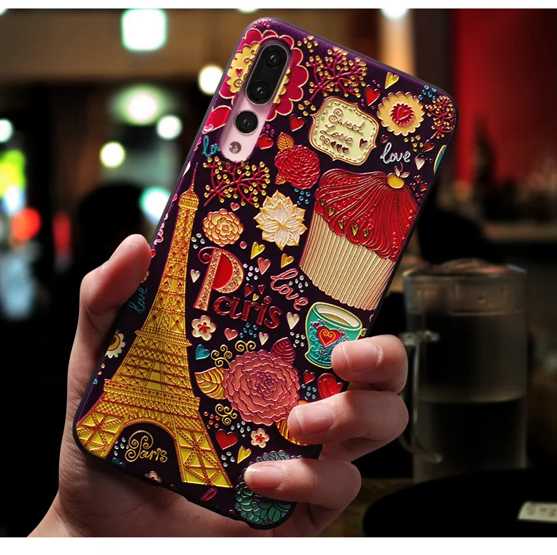 For Sony Xperia 1 IV Case Cute Relief Soft Silicone Back Cover For Sony Xperia 10 IV Phone Cases for Xperia10 1 5 III Fundas