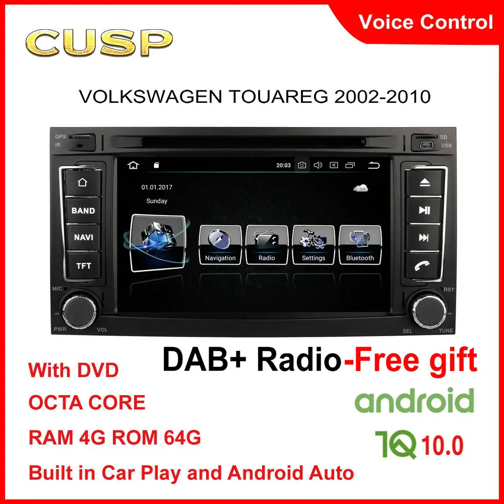 

VOLKSWAGEN TOUAREG GPS RADIO ANDROID CAR GPS FOR TOUAREG CAR DVD 2002-2010 CAR STEREO ANDROID 4G+64G Car Multimedia NAVI Voice