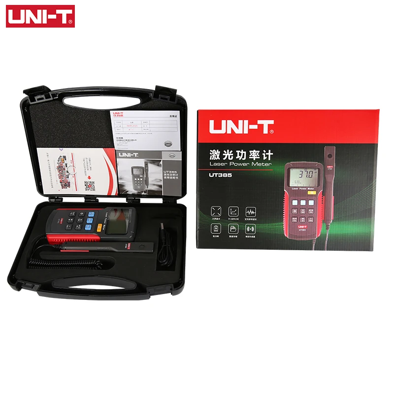 UNI-T Laser Power Meter UT385 Power Analyzer Data Logger Laser Sensor Precision Power Measurement