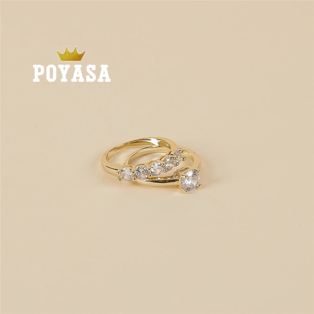 2020 June Finger Rings Women Round Crystal Caesar Ring Gold Color Ethnic Wedding Jewelry Ring