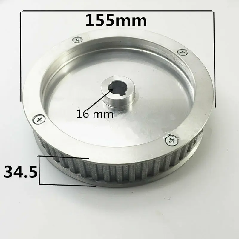 1 Pc NEW Vertical Milling Machine Parts Gear Belt Pulley 155mm Mill CNC Milling Accessories