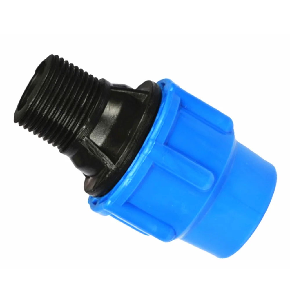 

Plastic PE water pipe quick connection female thread 1/2" 3/4" outer wire direct quick connection 20mm 25mm 32mm 40mm 50mm 63mm