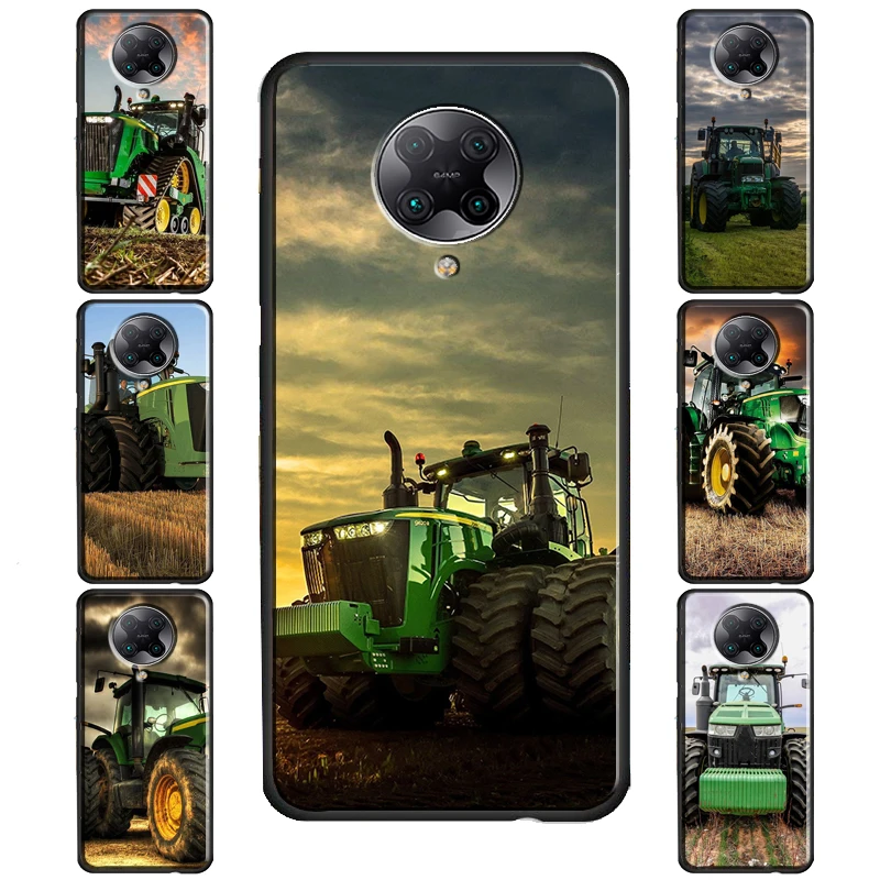 Farm Vehicle Tractor Cover For POCO F3 X3 GT F1 F2 M3 M4 X4 NFC X3 Pro Case For Xiaomi 12 10T 11T Pro Mi 11 Lite