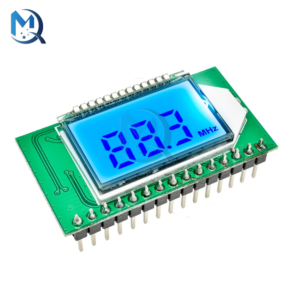 87-108MHZ FM Radio Transmitter/Receiver Module LCD Digital Display 3.0V-5.0V DSP PLL Auto Search for FM Radio DIY Kit