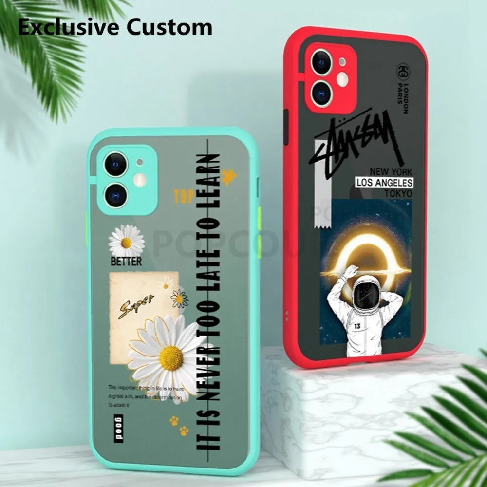 EXCLUSIVE CUSTOM Case for IPhone 12 Pro Max XR X XS MAX SE 11 8 7 6S Plus Protective Cover Leather Silica Gel Custom Phone Case