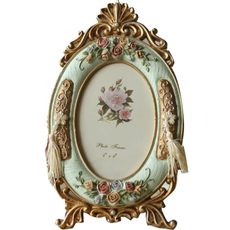 Creative European-Style Pastoral Retro Distressed 6-Inch Photo Picture Frame