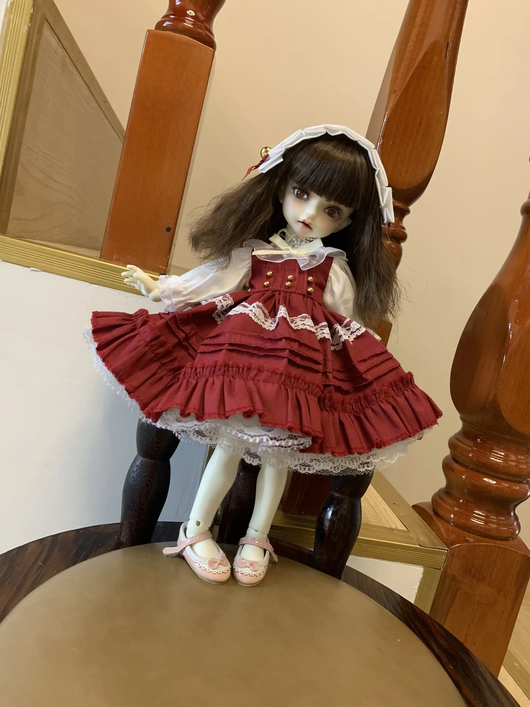 1/6 1/4 1/3 scala BJD accessori per vestiti stile occidentale vestito carino allentato per BJD/SD YOSD MSD SD13 Blyth doll C0542