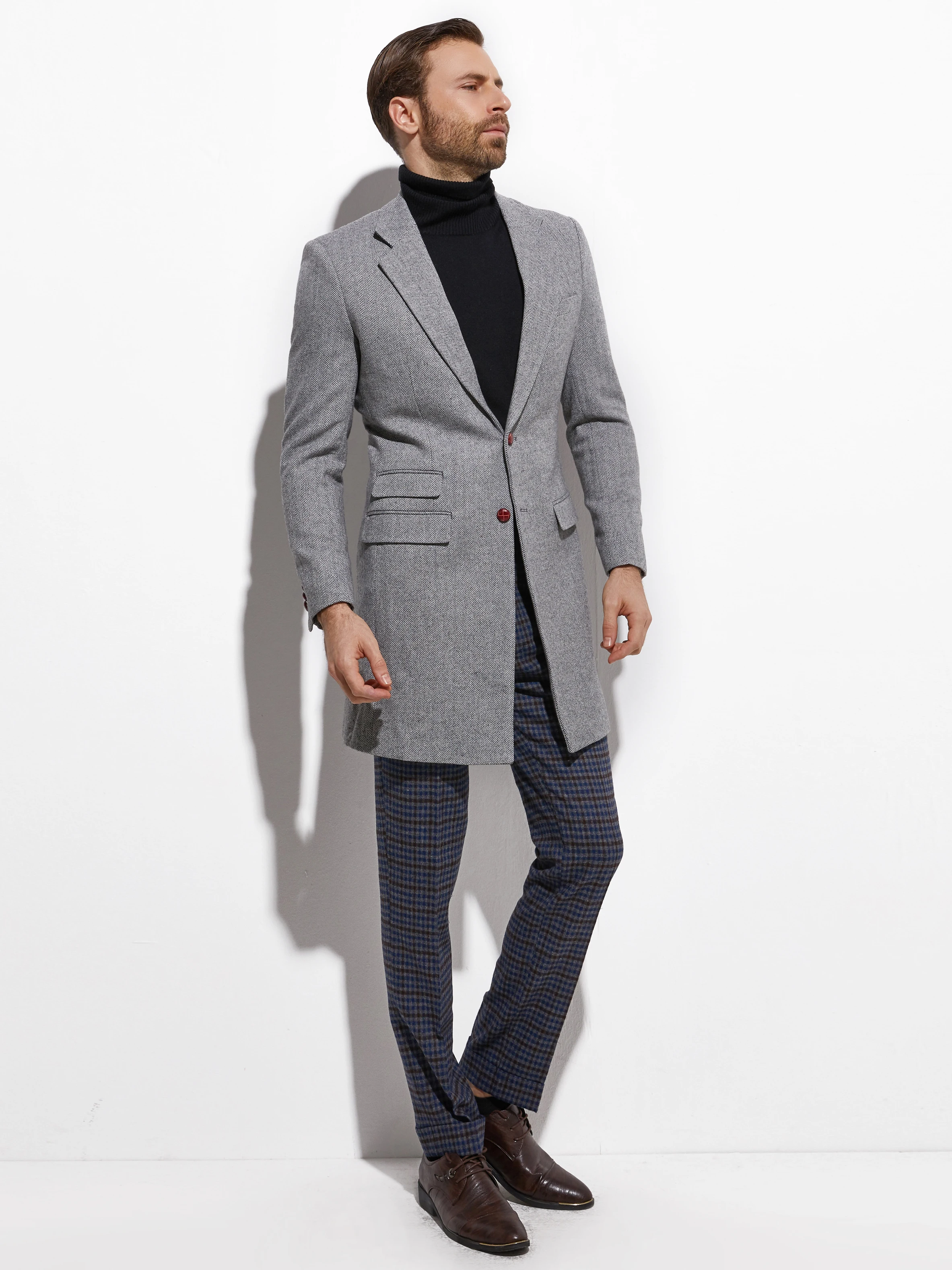 2026 Весенне-осеннее пальто ср – обзор и цена Wool Coat Peacoat