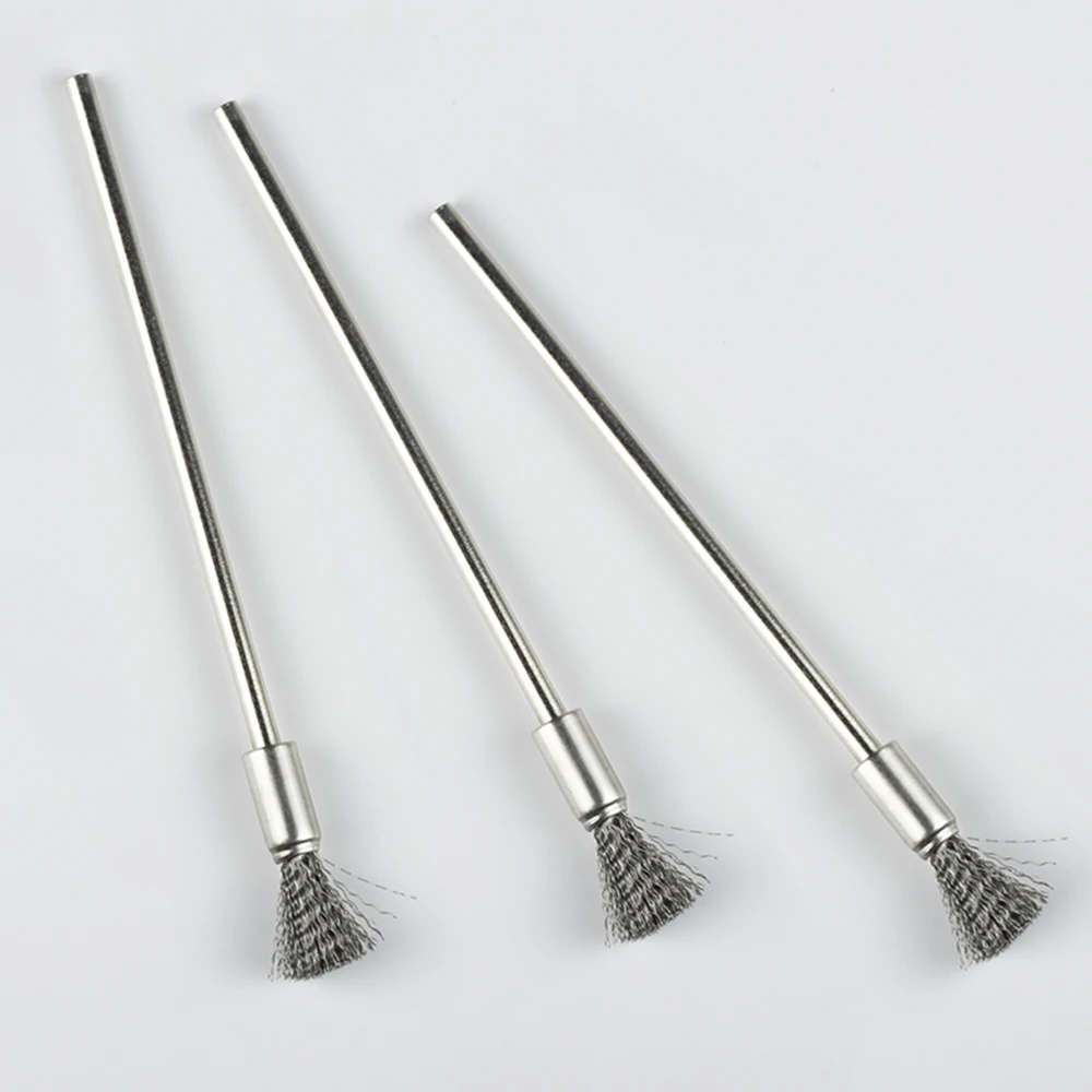 3/6/10 Cái/bộ Dây Thép Không Gỉ Bánh Bàn Chải Dụng Cụ Dremel Rotary Cho Máy Khoan Mini Đánh Bóng Dremel Dremel cuộn Dây Atomizer Vệ Sinh