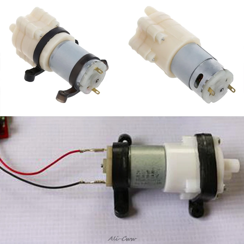 Priming Diaphragm Mini Pump Spray Motor 12V Micro Pumps For Water Dispenser 90 mm x 40 mm x 35 mm Max Suction 2m