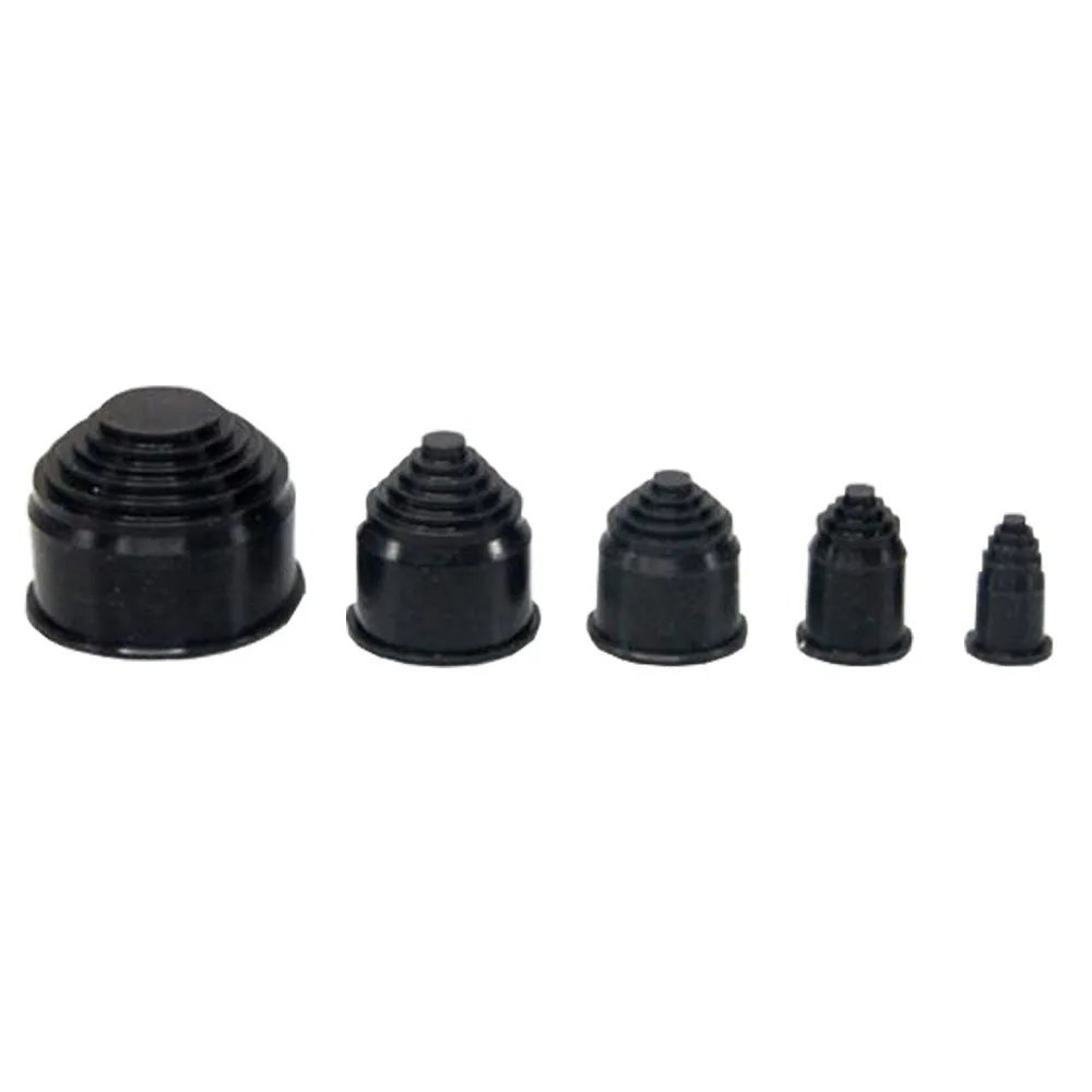 1 PCS AD25-AD54.5 Plastic bellows plug bulkhead silicone rubber elastic plug plugging pagoda type bulkhead bellows port sheath