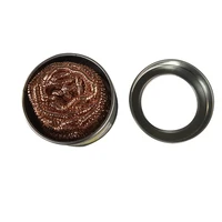 Cleaning Ball Desoldering Soldering Iron Mesh Filter Cleaning Nozzle Tip Copper Wire Cleaner Ball Metal Dross Box Clean Ball 5