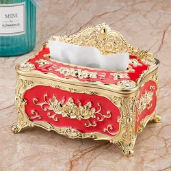 Household kitchen plastic tissue box acrylic napkin holder box simple fashion car tissue box tissue holder living room dining ta