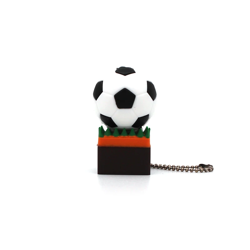 New Pendrive Football USB Flash Drive 8GB 16GB 32GB 64GB Cartoon Flash Drive Flash Memory Disk Pen Drive Gifts for Customers