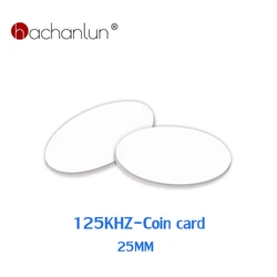 1/5pcs Rfid T5577 Blank Access Control Card 125khz Can Copy And Erase 25mm Nfc Round Electronic Label