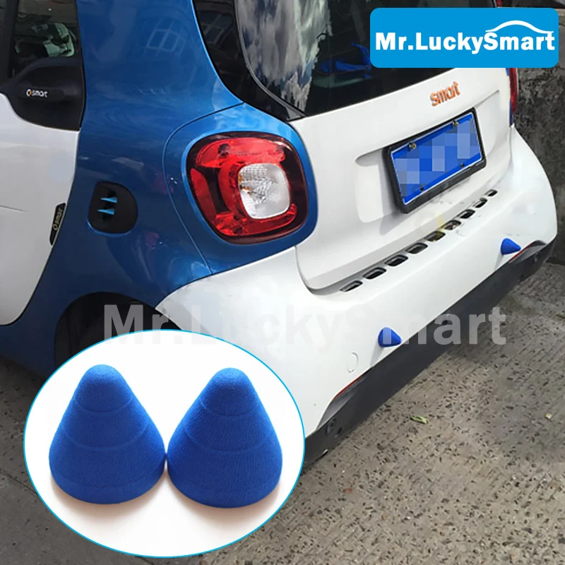 Anti-collision Protection Tail Car 3D Stereo Sticker For Smart Fortwo Forfour 453 451 Anti-track Shape Small Thorn Accessories
