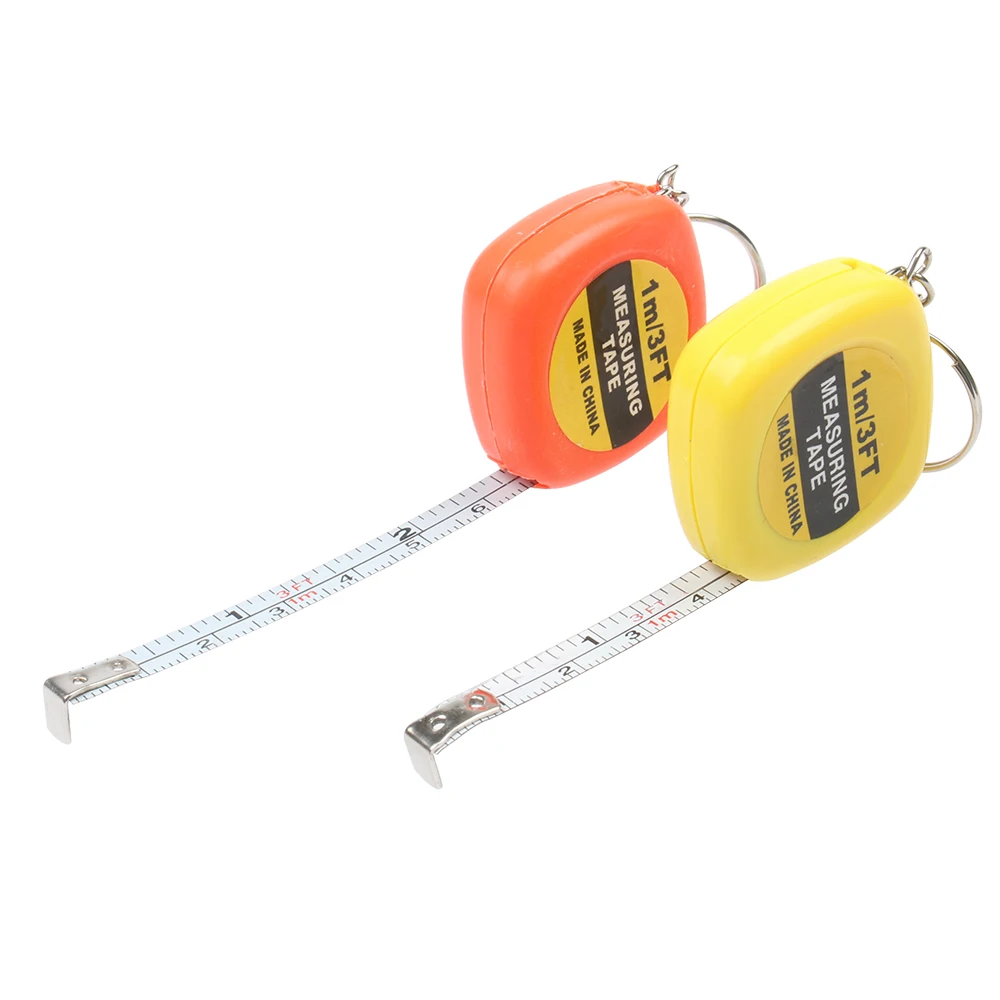 2 pz/lotto righello retrattile misura di nastro 1m/3ft panno per cucire metrico strumento su misura