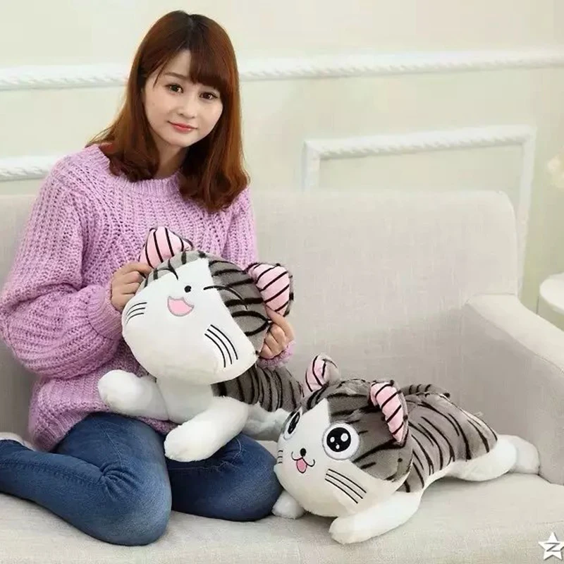 20/30cm Cat Plush Toys Chi Chi\'s Cat Stuffed Doll Soft Animal Dolls Cheese Cat Stuffed Toys Dolls Pillow For Kids Girl Gifts