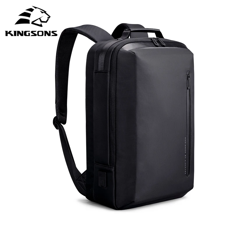 Kingsons Anti Thief 15.6'' Laptop Backpacks USB Charging Large Capacity Multifunctional WaterProof Backpack for Men Business