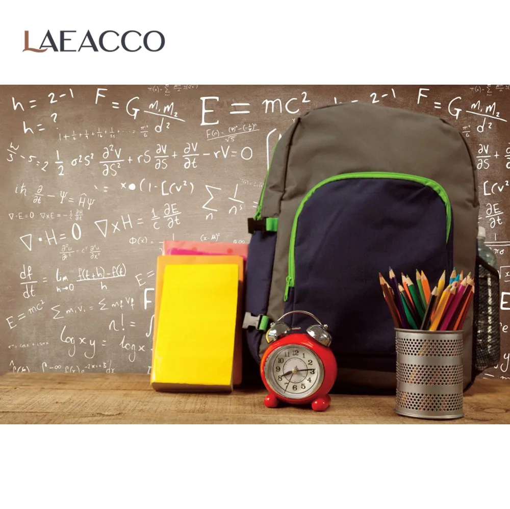 

Laeacco Back To School Photography Backdrop Blackboard Chalk Book Study Child Baby Photo Background For Photo Studio Photocall