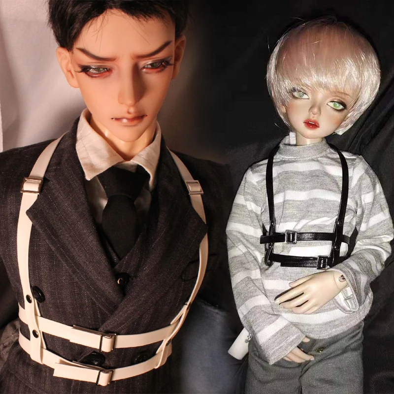 

D03-P510 children toy BJD DD SD MSD 1/4 1/3 uncle doll's Photo props Accessoriess white Tie bondage clothing 1pcs